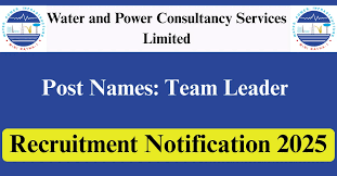 WAPCOS Team Leader Recruitment 2025
