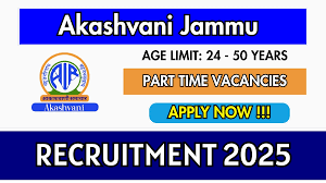 Akashvani Jammu Part Time Correspondent Recruitment 2025